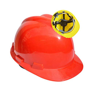 WXJ Estándar Internacional Casco de Seguridad con Ranuras En V ABS Protección Anti-Rotura Cascos de Protección Construcción Anticaída Obra de Construcción Construcción de Carreteras Túnel Mina