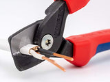 KNIPEX Tools 95 12 160 Tijeras de cable de corte escalonado, agarre cómodo de 6.25 pulgadas