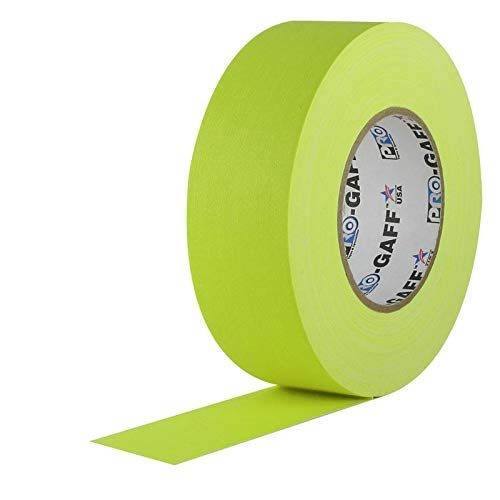 Pro Gaff Tape Amarillo Fluorescente 5 cm x 50 yardas