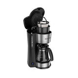 Cafetera Black + Decker 4 en 1 Filtro Permanente con Jarra de Vidrio, 5 Tazas, CM0755S-MX