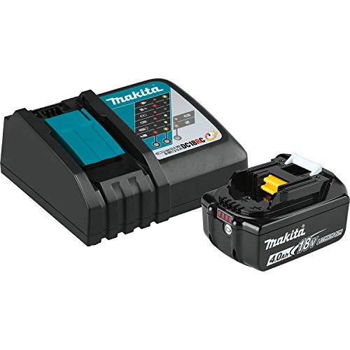 Makita bl1820bdc1 Cargador de batería de iones de litio y compacto Starter Pack, 18 V, BL1840BDC1