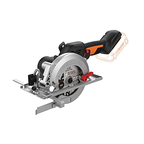 Worx WX531L.9 20V Power Share WORXSAW Sierra circular compacta inalámbrica de 4.5 pulgadas (solo herramienta)