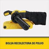 STANLEY Lijadora de Banda para Madera de 3 x 21 Pulgadas 900W 380RPM SB90