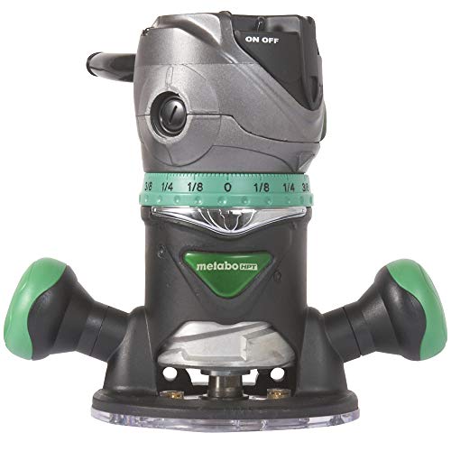 Metabo HPT Router | Base fija | Motor de 11 amperios | 2-1/4 pico HP | Velocidad variable | M12VC