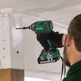 Metabo HPT Kit de controlador de impacto de martillo triple inalámbrico de 18 V MultiVolt | Interruptor de velocidad electrónico de 4 etapas | Clasificación IP56 | Garantía de por vida | WH18DBDL2C