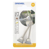 Dremel 442-02 Carbon Steel Brushes (2 Pack), 1/2"