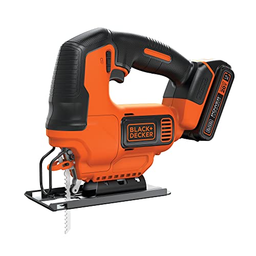 BLACK+DECKER 20 V MAX* POWERCONNECT Sierra de calar inalámbrica (BDCJS20C)