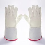 Guantes criogénicos LN2 de 62 cm de largo, guantes protectores de nitrógeno líquido (24.4 pulgadas de largo, 6.2 pulgadas de ancho) (1 par)