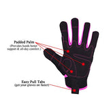 Guantes de trabajo para mujer de HANDLANDY Utility, flexibles, para trabajo, visualización táctil