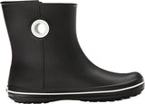 Crocs Jaunt - Botas bajas de lluvia para mujer, color Negro, talla 11 W US