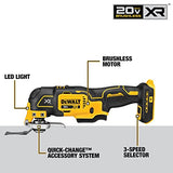 Juego de herramientas oscilantes DEWALT Max XR de 20 V de 3 velocidades (DCS356C1).