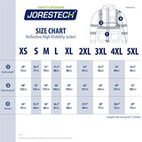 JORESTECH Chaqueta de seguridad impermeable reflectante de alta visibilidad, naranja, clase 3, nivel 2, tipo R JK-01 (5XL)