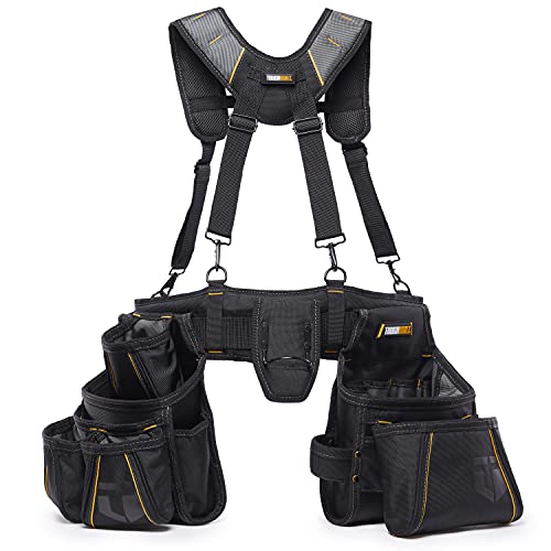 ToughBuilt - Equipo de suspensión Pro Carpenter con 2 bolsas y bucles de martillo - (TB-302-6)