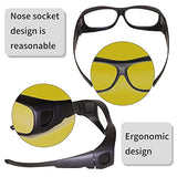 Gafas protectoras de seguridad láser de CO2, protección de los ojos, 10600 nm, reflectantes, a prueba de láser de CO2 grabado láser, 9000-11000 nm para protección láser con certificado DIN CERTCO