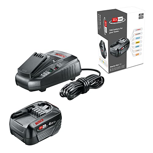 Bosch Home and Garden Alliance Starter Set 1600A02A4U Werkzeug-batería recargable y cargador 18V 4Ah Li-Ion