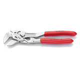 Knipex 86 03 125 SB Mini Tenaza Llave para Tuercas y Tenaza en Una Sola Herramienta Cromado Recubiertos de Plástico, 125 mm