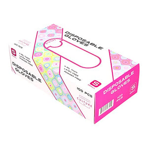 Counter Culture DIY Guantes desechables de nitrilo sin polvo ni látex, color negro, 4 ml, 100 por caja, tamaño mediano