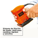 BLACK+DECKER BS200-B3 Lijadora de Hoja 1/4 Pulgadas 200W