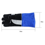 Guantes de trabajo Guantes de Soldador Soldadura de Alta Temperatura Resistente a la Soldadura Soldadores de protección Guantes