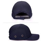 WXJ Gorra Antigolpes Transpirable Y Anticolisión Estilo de Béisbol Tejido de Polialgodón Casco Duro ABS Carcasa Interior Anti-Rotura Tamaño Ajustable Hombres Y Mujeres En Invierno