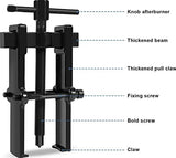 Extractor de Engranajes de rodamiento Estable de Dos Patas gemelas, Manual removedor Extractor Engranaje de rodamiento de Patas Dobles Dos mandíbulas,Herramienta de separación para Cubo de la Rueda