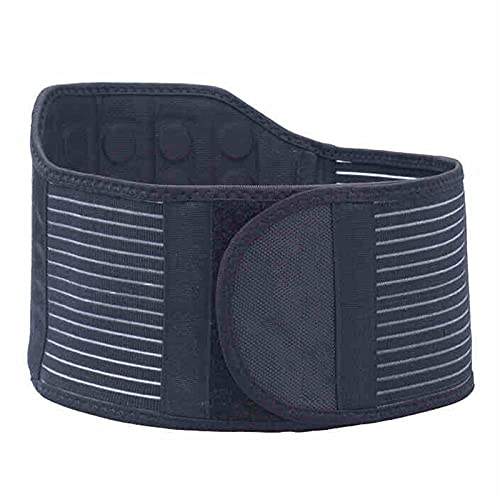 Cinturón De Protección Lumbar Terapia Magnética Mantener Caliente Disco Intervertebral Lumbar Autocalentamiento Cinturón Entrenamiento Transpirable para Hombres Mujeres Adultos Ancianos,L