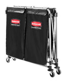 Rubbermaid Commercial Executive Series Collapsible X-Cart, 2 to 4 Bushel,