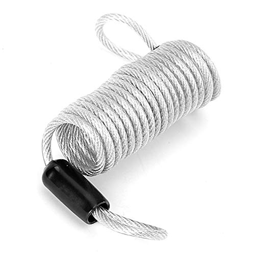 Cable recordatorio de seguridad, antirrobo Cerradura de alambre de acero Cerradura de alambre de resorte de seguridad Cuerda de recordatorio de resorte de alambre de acero de seguridad para equipaje C