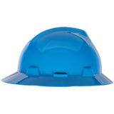 MSA Blue V-Gard Polyethylene Slotted Full Brim Har