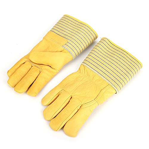 Guantes criogénicos Guantes de trabajo de cuero Resistentes al frío Guantes cálidos de invierno Resistente al viento Impermeable Puño largo Nitrógeno líquido Protección para las manos Unisex