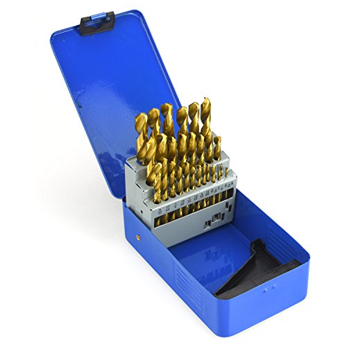 Professional Grade 29 Piece Titanium Drill Bit Set