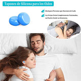 Tapones de Oídos de Dormir, PUBUNUS 24 Unidad Tapones de Oídos de Silicona Moldeables Reutilizables Tapones Auditivos de Cancelación Ruido Bloqueo Sonido 32dB con Caja, para Dormir en Caso de Ronquidos, Nadar, Viajar, Conciertos, Trabajar, Estudiar (24 Un