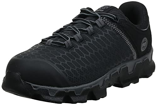 Timberland Powertrain - Puntera de seguridad deportiva de aleación para hombre, peligro eléctrico, AL, color negro, 9.5 de ancho, Negro: negro, 9.5 Wide