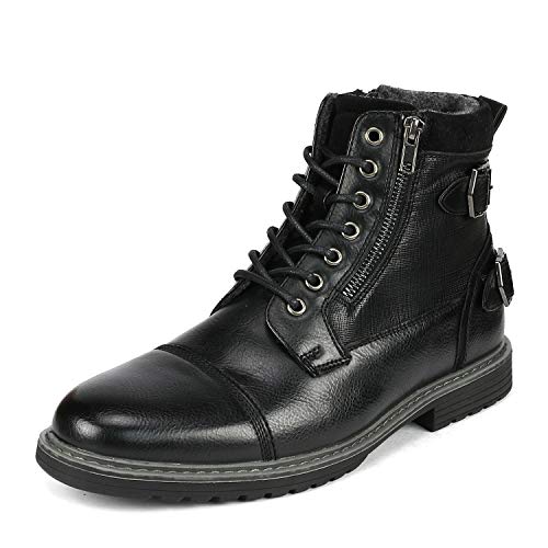 Bruno Marc Botas de Hombre Combate Zapatos Trabajo Philly_10 Negro Chukka 8.5 US