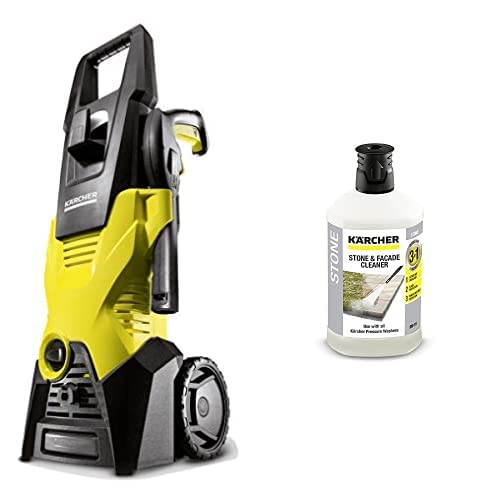 Karcher Hidrolavadora K3 MX,1700 PSI + Detergente Limpiador de Piedra 3 en 1