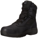 Timberland Pro - Botas de Trabajo para Hombre de 20,32 cm, Resistentes al Agua, con Cierre Lateral, Black Smooth Leather Ballistic Nylon, 9W US