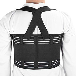 Ortesis de Soporte para Fracturas de Costillas, Cinturón Fijo Transpirable para Fracturas de Costillas, Cinturón de Protección Lumbar Ajustable para el Pecho, Soporte de Soporte para el Esternón