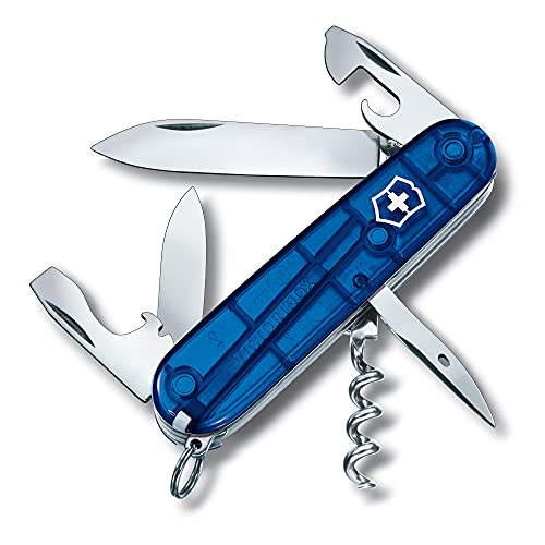 Victorinox Navaja Spartan, Azul Transparente, 12 Usos