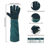 Guontlets de soldadores, for guantes de trabajo for hombres y mujeres for jardinería, alta temperatura y guantes de fuego de fuego for hombres y mujeres, guantes de trabajo de seguridad, guantes de tr