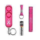 Maglite SJ3AUD6: Solitario Led 1 Celda Aaa Linterna y Alarma Personal Rosa