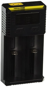 NITECORE Nueva Intellicharger I2 Cargador de batería para 18650 AAA AA Li-ion/NiMH