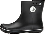 Crocs Jaunt - Botas bajas de lluvia para mujer, color Negro, talla 11 W US