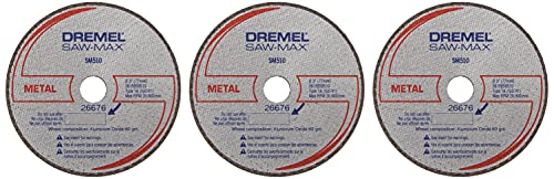 Dremel SM510c 3 pulgadas rueda de corte de metal, paquete de 3