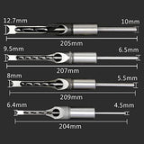 MKSIWSA SUOFEILAIMU Carpintero Square bit bit Tool bit bit bit Hole Oferta Saw Saw Mortis Chisel Madera Broca bit 1pc (Color : 6.4mm)