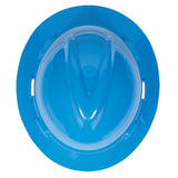 MSA Blue V-Gard Polyethylene Slotted Full Brim Har