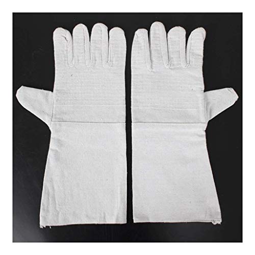 JIAHE115 Mini Guantes Guantes de Trabajo de los Hombres soldadores Guantes Protectores duraderos