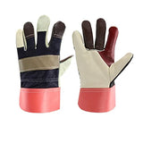 Welding Jacket Leather Apron Guantes de soldador de cuero duradero guantes de soldadura Guantes de cuero de soldadura Guantes de desgaste wear-resistant, anti-scalding, flame retardant