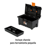 Truper CHA-16N, Caja para herramienta, amplia de 16", color naranja