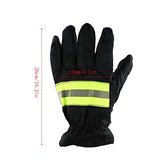 Guantes de trabajo Guantes ignífugos para la prevención de Incendios Extinción de Guantes Impermeables Resistentes al Desgaste a Prueba de Altas temperaturas para el hogar