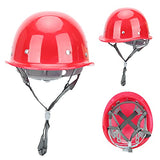 Casco de Protección Industrial, Casco Ajustable, Gorro de Protección para la Cabeza para Obras de Ingeniería Energética, Anticolisión Y Anticolisión, Rojo